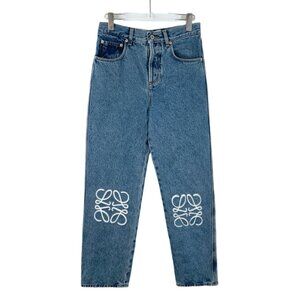 Loewe Blue cotton denim casual pants